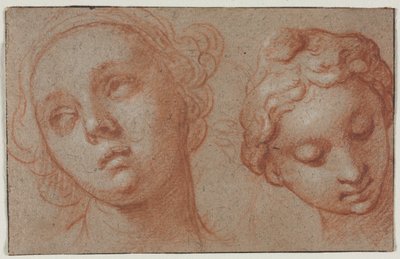 To kvinnelige hoder, første halvdel av 1600-tallet. av Abraham Bloemaert