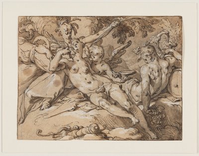 Venus og Bacchus (uten Ceres og Bacchus ville Venus frisere) av Abraham Bloemaert