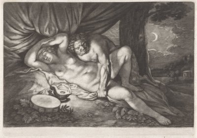 Jupiter en Antiope av Abraham Bloteling