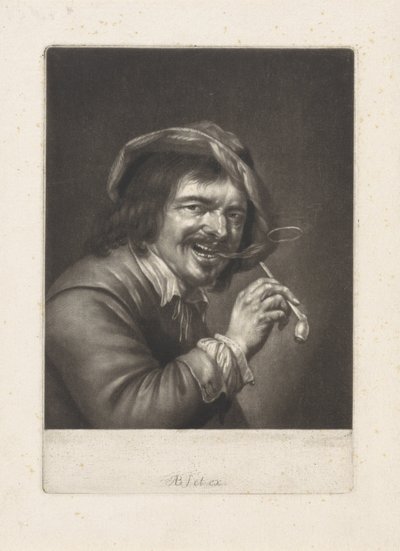 Man with a Pipe (The Smell) De fem sansene (serietittel) av Abraham Bloteling