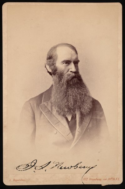 Portrett av John Strong Newberry 1822-1892, mellom 1876 og 1887. av Abraham Bogardus