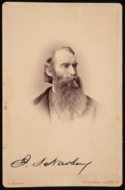 Portrett av John Strong Newberry 1822-1892, mellom 1876 og 1887. av Abraham Bogardus