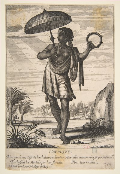 Afrika, midten til slutten av 1600-tallet. av Abraham Bosse
