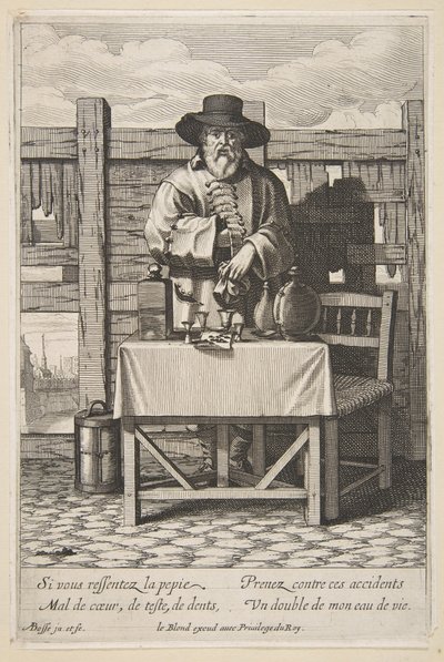 Brandy or Cure Selger, midten til slutten av 1600-tallet. av Abraham Bosse