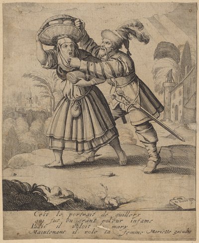 Dette er portrettet av Guillery... av Abraham Bosse