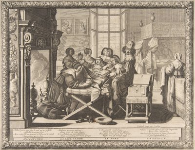 Fødsel, 1633. av Abraham Bosse