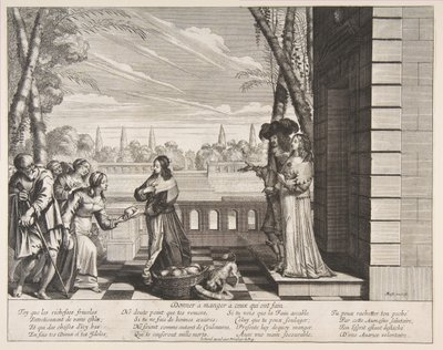 Feeding the Hungry, 1635. av Abraham Bosse