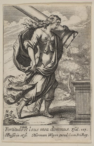 Fortitude, 1636. av Abraham Bosse