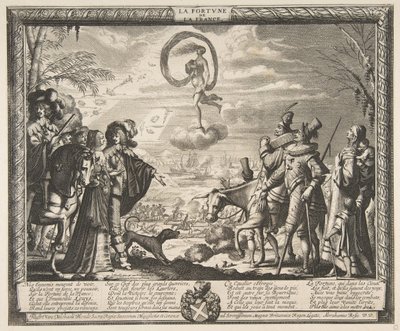 Fortune favoriserer Frankrike Fortune of France, ca. 1635-37. av Abraham Bosse