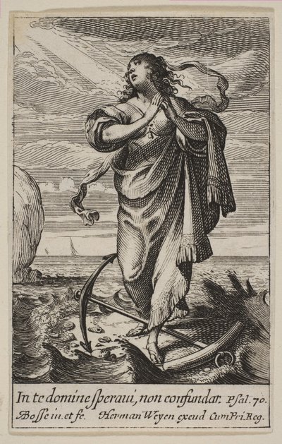 Håp, 1636. av Abraham Bosse