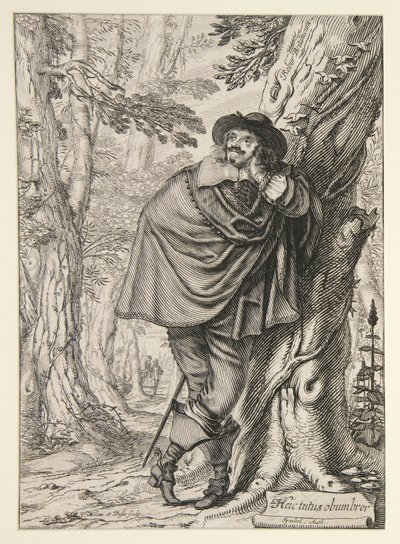 James Howell, frontispice til hans Dendrologie ou le Forest de Dordonne av Abraham Bosse