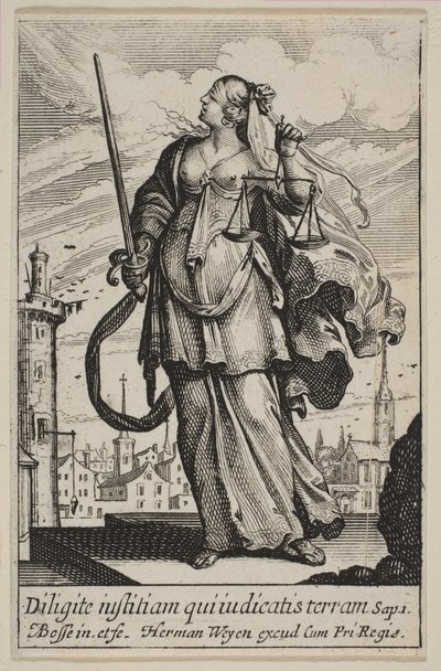 Rettferdighet, 1636. av Abraham Bosse