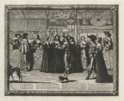 Paris-galleriet, 1640. av Abraham Bosse
