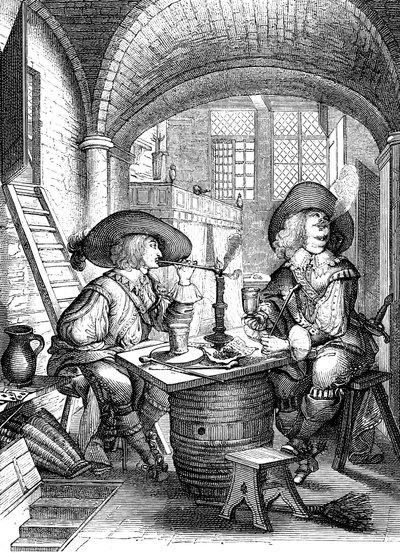 Tobakk, 1600-tallet av Abraham Bosse