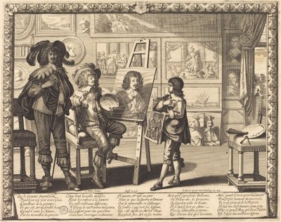 den adelige maleren av Abraham Bosse