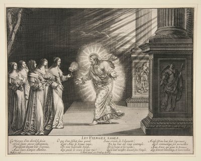 The Wise Virgins: The Foolish Virgins (6 av 7 utskrifter i serien) av Abraham Bosse