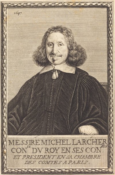 Michael Larcher av Abraham Bosse