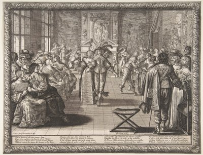 Ballen, ca. 1634. av Abraham Bosse