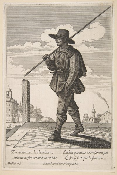 The Chimney Sweep, midten til slutten av 1600-tallet. av Abraham Bosse