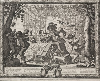 De fire årstidene: Høst, 1635. av Abraham Bosse