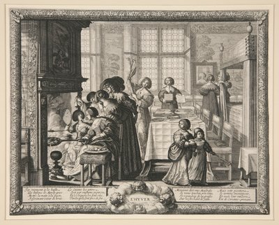 De fire årstidene: Vinter av Abraham Bosse