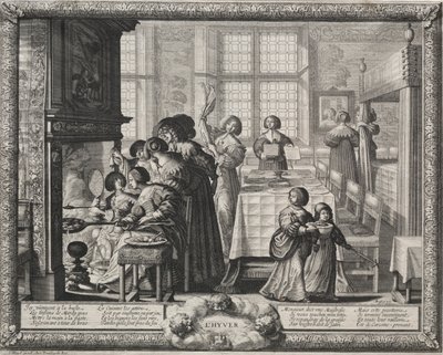 De fire årstidene: Vinter, 1635. av Abraham Bosse