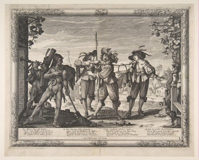 The Hotpot Carried to the Newlyweds, eller The Racket, ca. 1633. av Abraham Bosse