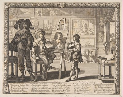 Maleren, ca. 1642. av Abraham Bosse