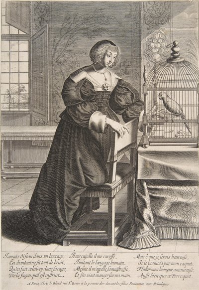 Papegøyen, 1620-76. av Abraham Bosse