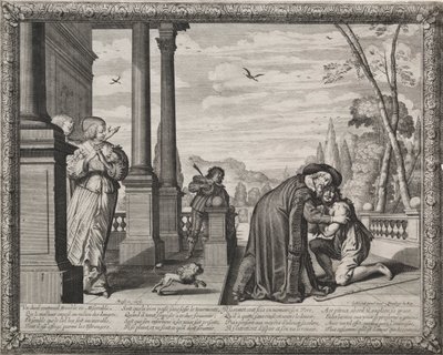 The Prodigal Son: The Return of the Prodigal av Abraham Bosse