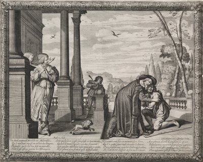 The Prodigal Son: The Return of the Prodigal. av Abraham Bosse