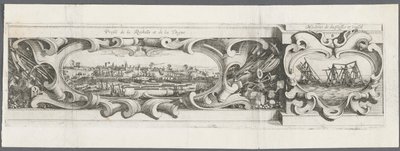 Beleiringen av La Rochelle: Plate 16, 1628-1630. av Abraham Bosse