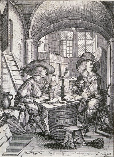 Røykerne av Abraham Bosse
