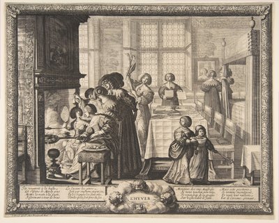 Vinter, ca. 1637. av Abraham Bosse