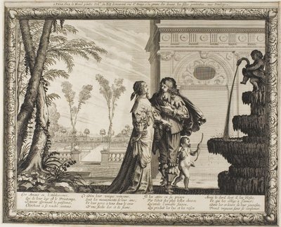 Ungdom, fra The Four Ages of Man av Abraham Bosse