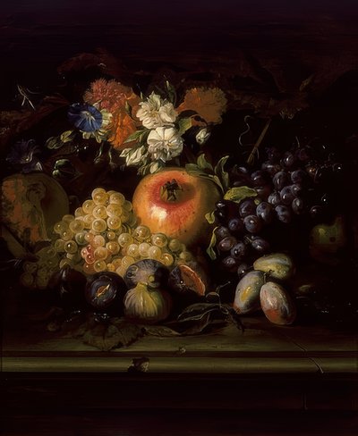 Stilleben med blomster og frukt av Abraham Brueghel