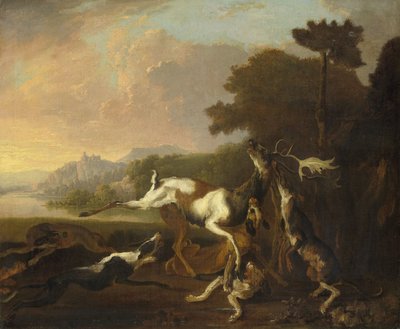 Hjortejakten av Abraham Danielsz. Hondius