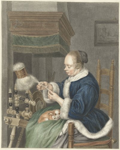 The Spinster av Abraham Delfos