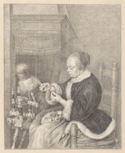 The Spinster av Abraham Delfos