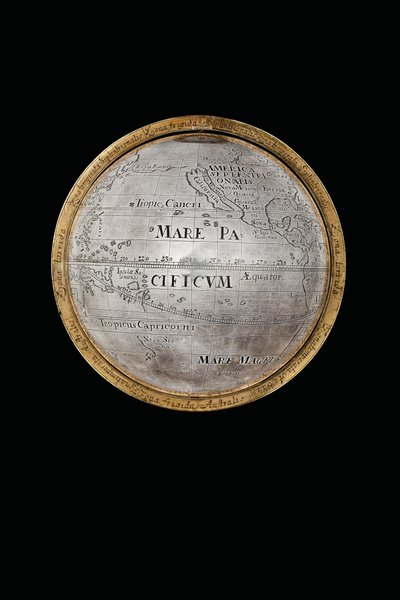 To eksepsjonelle jord- og himmelkloder, støttet av Hercules og Atlas, Augsburg, 1697-99 av Abraham Drentwett