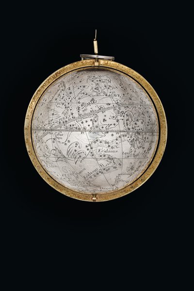 To eksepsjonelle jord- og himmelkloder, støttet av Hercules og Atlas, Augsburg, 1697-99 av Abraham Drentwett