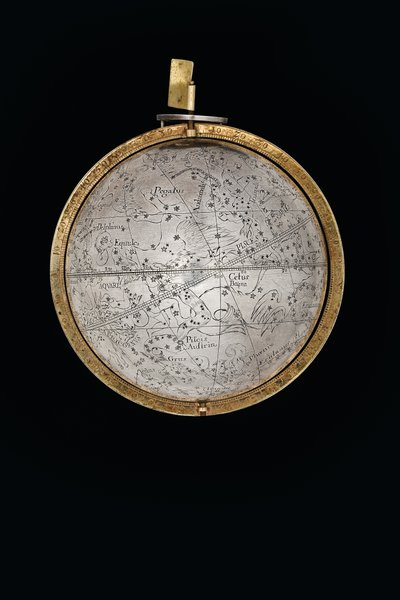 To eksepsjonelle jord- og himmelkloder, støttet av Hercules og Atlas, Augsburg, 1697-99 av Abraham Drentwett