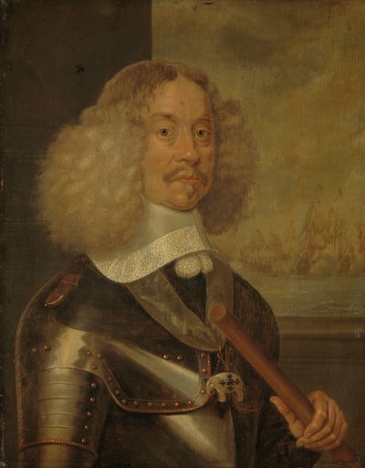 Portrett av Jacob Baron van Wassenaer, Lord of Obdam, løytnant-admiral av Holland og Vest-Friesland av Abraham Evertsz. van Westerveld