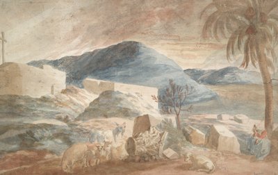 Arkadisk landskap av Abraham Genoels