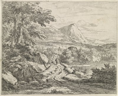 Vei langs steinene Landskap (serietittel) av Abraham Genoels