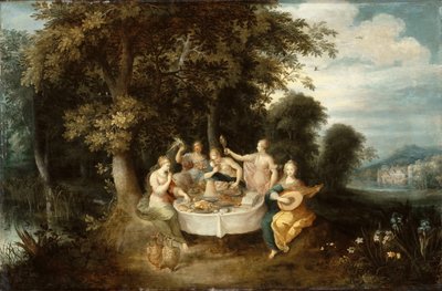 De fem sansene av Abraham Govaerts