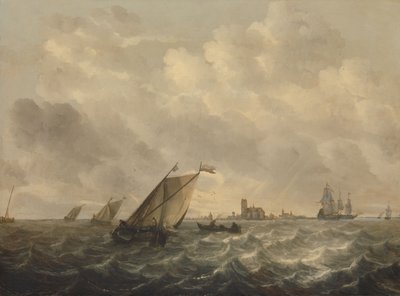 Elveutsikt, ca. 1643–1650 (olje på panel) av Abraham Hendricksz van Beyeren