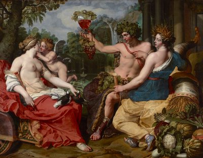 Ceres, Bacchus og Venus, av Janssens, Abraham (ca. 1573-1632). Olje på lerret av Abraham Janssens