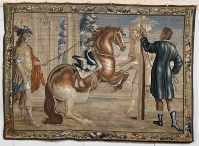 William Cavendish med en hest, ca. 1660 av Abraham Jansz. van after Diepenbeeck