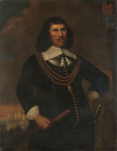 Pieter Florisz (ca. 1605-58), viseadmiral i det nordlige distriktet av Abraham Liedts (copy after)